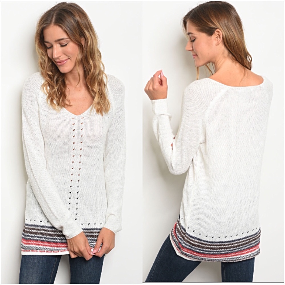 Bohemian Cozy Comfy Knit Sweater Tunic SM - Picture 2 of 6